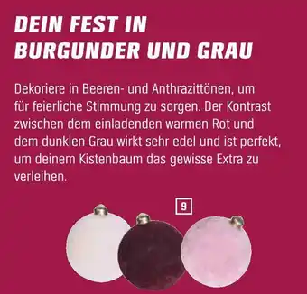 OBI Weihnachtskugel Angebot