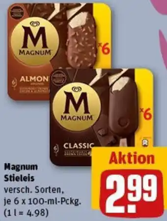 REWE Magnum Stieleis Angebot