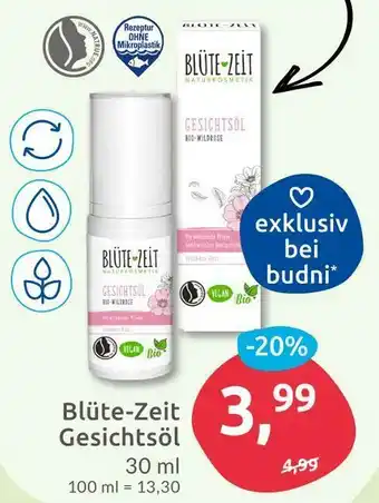 Budni Blüte-zeit gesichtsöl Angebot