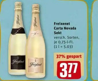 REWE Freixenet carta nevada sekt Angebot