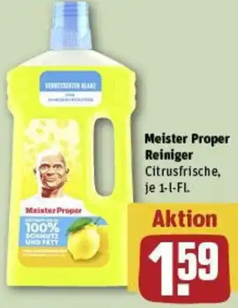 REWE Meister Proper Reiniger Angebot