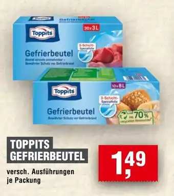 Handelshof Toppits GEFRIERBEUTEL Angebot