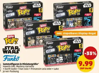 PENNY STAR WARS Funko Sammelfiguren in Miniaturgröße Angebot