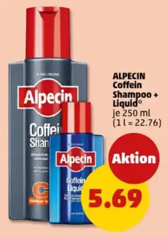 PENNY ALPECIN Coffein Shampoo + Liquid Angebot