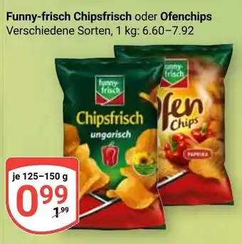 Globus Funny-frisch Chipsfrisch oder Ofenchips Angebot