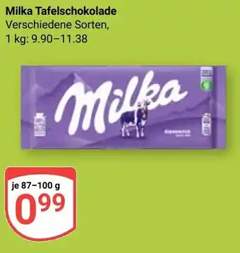 Globus Milka Tafelschokolade Angebot