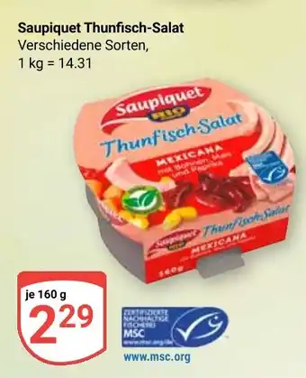 Globus Saupiquet Thunfisch-Salat Angebot