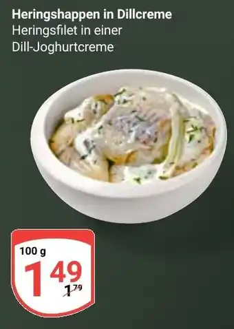 Globus Heringshappen in Dillcreme Angebot