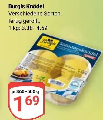 Globus Burgis Knödel Angebot