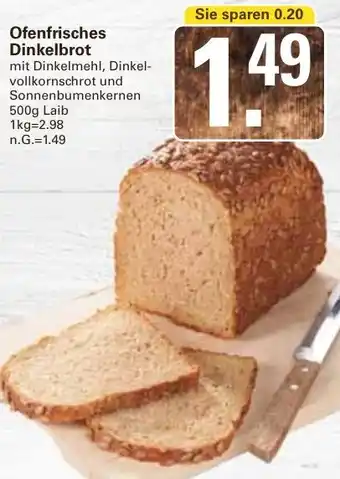 WEZ Ofenfrisches Dinkelbrot Angebot