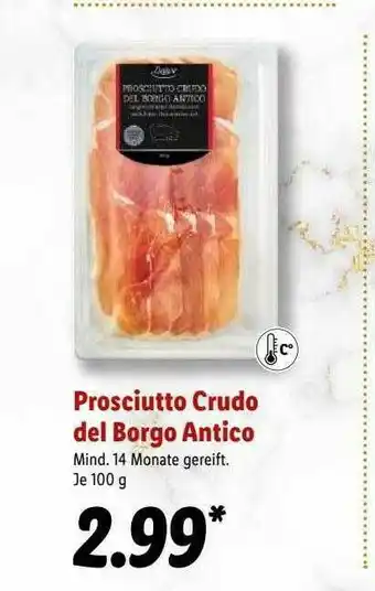 Lidl Prosciutto Crudo Del Borgo Antico Angebot