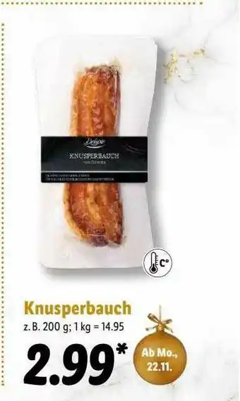 Lidl Knusperbauch Angebot