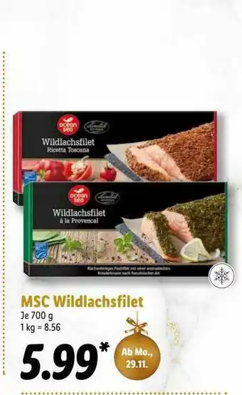 Lidl Msc Wildlachsfilet Angebot