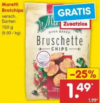 Netto Marken-Discount Maretti Brotchips Angebot