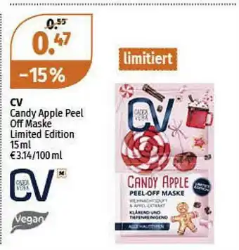 Müller Cv Candy Apple Peel Off Maske Limited Edition Angebot