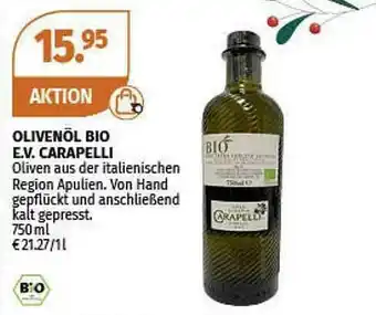 Müller Olivenöl Bio E.v Carapelli Angebot