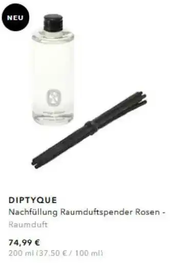 Douglas Diptyque Nachfüllung Raumduftspender Rosen Raumduft 200ml Angebot