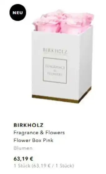 Douglas Birkholz Fragrance & Flowers Flower Box Pink Blumen Angebot