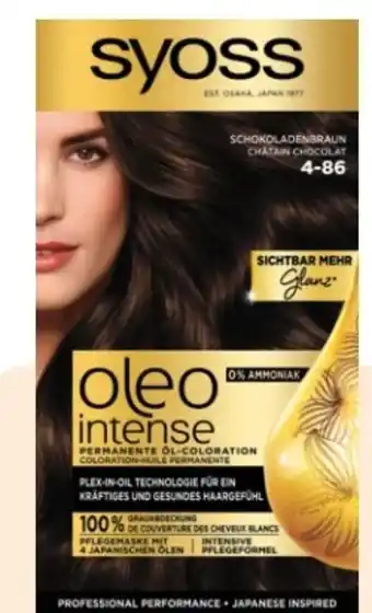 Rossmann Syoss Oleo Intense Permanente Öl-Coloration Angebot