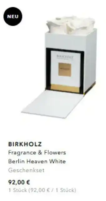 Douglas Birkholz Fragrance & Flowers Berlin Heaven White Geschenkset Angebot