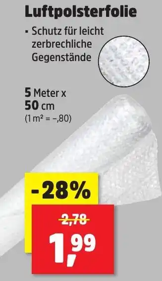 Thomas Philipps Luftpolsterfolie Angebot