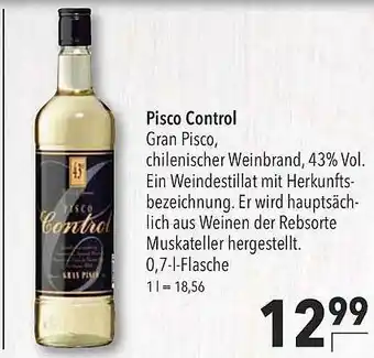 CITTI Markt Pisco COntrol Angebot