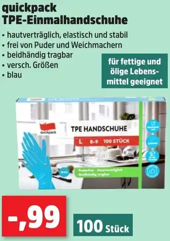 Thomas Philipps quickpack TPE-Einmalhandschuhe Angebot