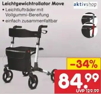 Netto Marken-Discount aktivshop Leichtgewichtrollator Move Angebot