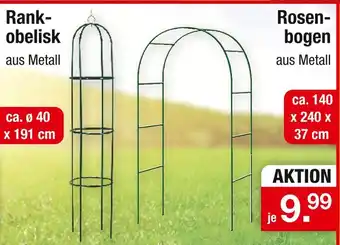 Zimmermann Rankobelisk oder rosenbogen Angebot