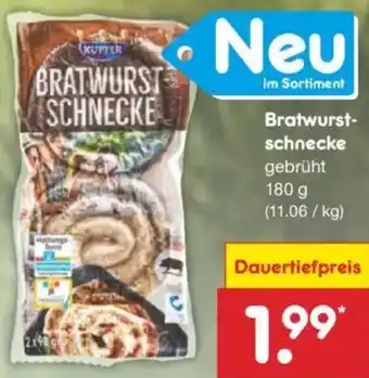 Netto Marken-Discount Bratwurstschnecke Angebot