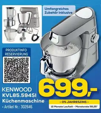 Euronics Kenwood KVL85.594SI Küchenmaschine Angebot