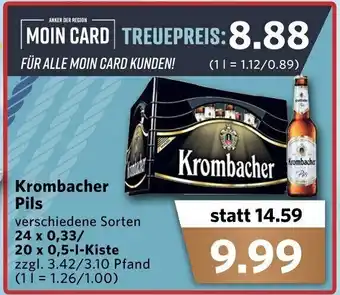 Combi Krombacher Pils 24x0,33L/20x0,5L Angebot