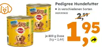 Globus Baumarkt Pedigree Hundefutter Angebot
