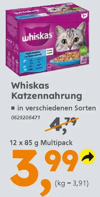 Globus Baumarkt Whiskas Katzennahrung Angebot