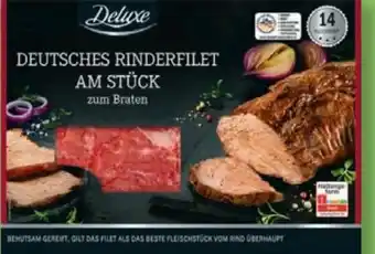 Lidl Deluxe Deutsches Rinderfilet Angebot