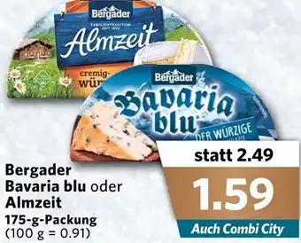 Combi Bergader Bavaria blu oder Almzeit 175g Angebot