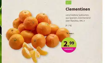 Biomarkt Clementinen Angebot