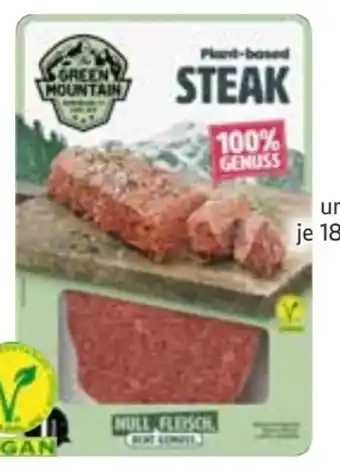 Edeka The Green Mountain Vegan Plant-Based-Steak Angebot