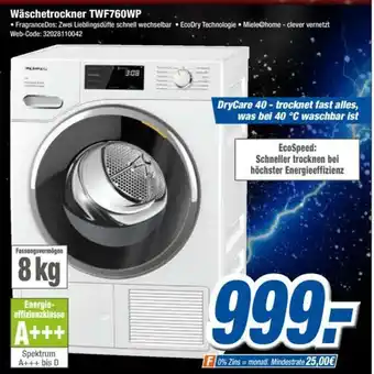 Expert Waschetrockner TWF760WP Angebot