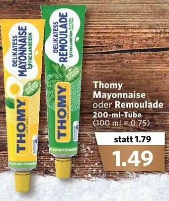 Combi Thomy Mayonnaise oder Remoulade 200ml Angebot