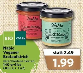 Combi Nabio Veganer Brotaufstrich 140g Angebot