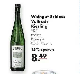 Handelshof Weingut Schloss Vollrads Riesling Angebot