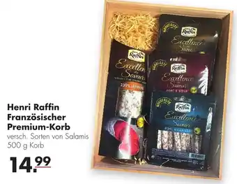 Handelshof Henri Raffin Franzosische Premium-Korb 500 g Angebot