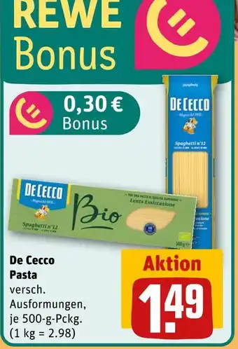 REWE De cecco pasta Angebot