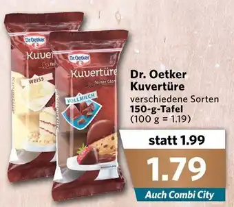 Combi Dr. Oetker Kuvertüre 150g Angebot