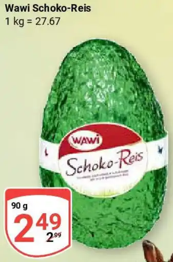 Globus Wawi Schoko-Reis Angebot