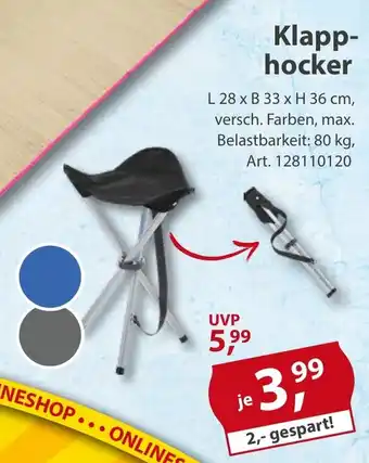 Sonderpreis Baumarkt Klapphocker Angebot
