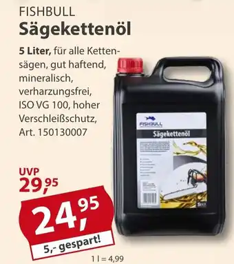 Sonderpreis Baumarkt FISHBULL Sägekettenöl Angebot