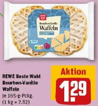REWE REWE Beste Wahl Bourbon-Vanille Waffeln Angebot