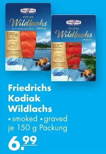 Handelshof Friedrichs Kodiak Wildlachs 150g Angebot